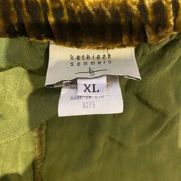 Kathleen Sommers Ladies Size X-Large Silk Blend Wide Leg Pants - Picture 11 of 12